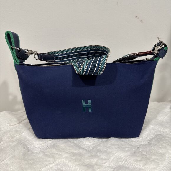 Hermes Bride-a-Brac Case Medium Marine With DIY Crossbody Strap - Picture 1 of 13